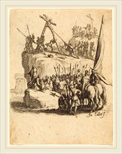 Jacques Callot, French (1592-1635), Raising of the Cross, c. 1624-1625, etching