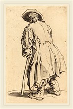 Jacques Callot, French (1592-1635), Old Beggar with One Crutch, c. 1622, etching