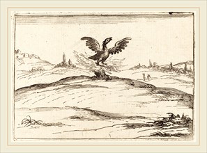 Jacques Callot, French (1592-1635), Burning Phoenix, 1628, etching