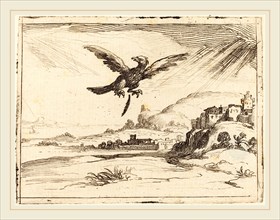 Jacques Callot, French (1592-1635), Eagle Losing an Old Feather, 1628, etching