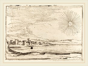 Jacques Callot, French (1592-1635), Sun Rising, 1628, etching