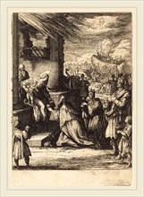 Jacques Callot, French (1592-1635), The Adoration of the Magi, 1623-1628, etching