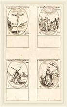 Jacques Callot, French (1592-1635), St. Eulalia; St. Fusca and Maura; St. Valentine; St. Anthony,