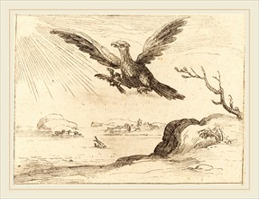 Jacques Callot, French (1592-1635), Eagle and Young, etching