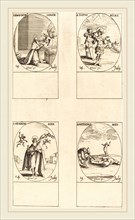 Jacques Callot, French (1592-1635), St. Bonaventura; St. Justus; St. Henry, Emperor; St. Antiochus,