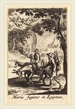 Jacques Callot, French (1592-1635), The Flight into Egypt, in or after 1630, etching