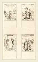 Jacques Callot, French (1592-1635), St. Thecla; St. Linus; Sts. Andochius and Thyrsus; St.