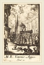 Jacques Callot, French (1592-1635), The Martyrdom of Saint Simon, c. 1634-1635, etching