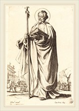 Jacques Callot, French (1592-1635), Saint Thomas, published 1631, etching