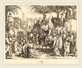 Jacques Callot, French (1592-1635), The Entry into Jerusalem, 1635, etching