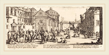 Jacques Callot, French (1592-1635), The Hospital, c. 1633, etching