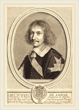 Robert Nanteuil, French (1623-1678), Hugues de Lionne, 1655, engraving