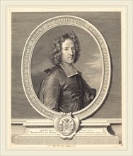 BenoÃ®t Audran I after Joseph Vivien, French (1661-1721), J.P. Bignon, engraving