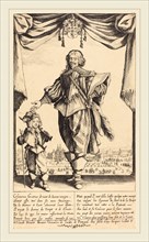 Jacques Callot, French (1592-1635), Claude Deruet and his Son, Jean, 1632, etching and engraving