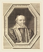 Jean Morin after Philippe de Champaigne, French (c. 1600-1650), Michel de Marillac, etching,