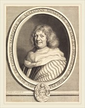 Robert Nanteuil, French (1623-1678), Rene, Marquis de Maisons, 1661, engraving