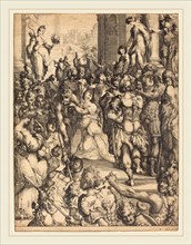 Jacques Bellange, French (c. 1575-died 1616), Martyrdom of Saint Lucy, etching