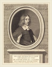 Robert Nanteuil, French (1623-1678), Georges de Scudery, 1654, engraving