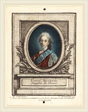 Louis-Marin Bonnet after Louis Michel Van Loo, French (1736-1793), Louis-Auguste, Dauphin de