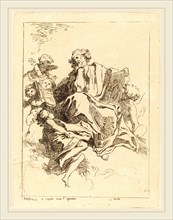 Jean-Honoré Fragonard after Giovanni Lanfranco, French (1732-1806), Saint Luke, 1761-1764, etching