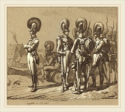 Johann Adam Klein, German (1792-1875), K. baierische Infanterie (Bavarian Infantrymen), 1816,