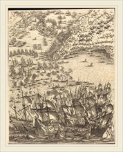 Jacques Callot, French (1592-1635), The Siege of La Rochelle [plate 11 of 16; set comprises 1952.8