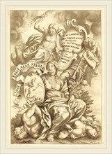 Theodor Verkruis, Dutch (c. 1680-1739), Dedication Plate, etching on laid paper [restrike]