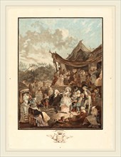 Philibert-Louis Debucourt, French (1755-1832), Le Menuet de la mariee (The Bride's Minuet), 1786,