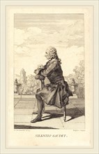 Jean-Baptiste Delafosse after Carmontelle, French (1721-1775), Jean-Baptiste-FranÃ§ois Durey de