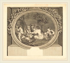 Nicolas Delaunay after Jean-Honoré Fragonard, French (1739-1792), L'Education fait tout, 1791,