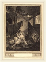 Nicolas Delaunay after Pierre-Antoine Baudouin, French (1739-1792), Les Soins tardifs, 1775,