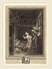 Pierre-Philippe Choffard after Pierre-Antoine Baudouin, French (1730-1809), Marchez tout doux,