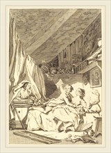 Jean Dambrun after Jean-Honoré Fragonard, French (1741-1808 or after), Le savetier, etching