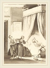 Philippe Triere and Antoine-Jean Duclos after Jean-Honoré Fragonard, French (1742-1795), La gageure