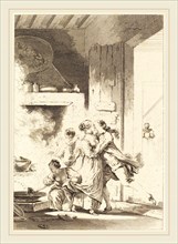 Charles Emmanuel Patas after Jean-Honoré Fragonard, French (1744-1802), On ne s'avise jamais de