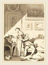Jacques Aliamet and Antoine-Jean Duclos after Jean-Honoré Fragonard, French (1726-1788), A femme