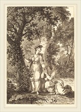 Louis Petit after Jean-Honoré Fragonard, French (1760-c. 1812), La fiancee du roi de Garbe: