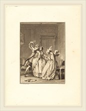 NoÃ«l Le Mire after Jean-Michel Moreau, French (1724-1801), Le soufflet, 1774, etching and