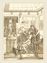 French 18th Century, Imitation d'anacreon: Le portrait d'iris, etching
