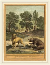 Louis-Simon Lempereur after Jean-Baptiste Oudry, French (1728-1807), La lionne et l'ours (The Lion