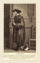 Pierre Louis de Surugue after Jean Siméon Chardin, French (1710 or 1716-1772), The Blind Beggar,