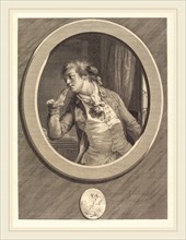 Augustin de Saint-Aubin, French (1736-1807), Comptez sur mes serments, 1789, etching and engraving