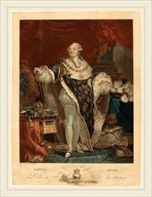 Philibert-Louis Debucourt, French (1755-1832), Louis Seize, 1789, color aquatint, mezzotint, and