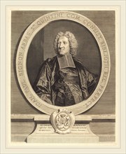 Pierre Drevet after Hyacinthe Rigaud, French (1663-1738), Jean Paul Bignon, Abbe du St. Quentin,