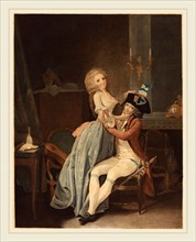 Auguste-Claude-Simon Legrand after Louis-Léopold Boilly, French (1765-1815 or after), Le cocarde