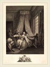 FranÃ§ois Voyez after Pierre-Antoine Baudouin, French (1746-1805), Le fruit de l'amour secret,