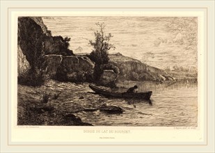 Adolphe Appian, French (1818-1898), Bords du lac du Bourget, 1866, etching