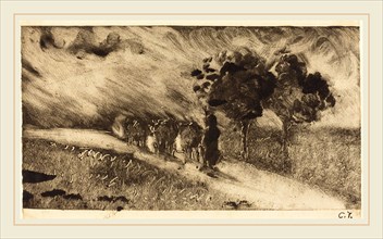 Pissarro, Herding the Cows at Dusk