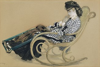 Young Woman in a Rocking Chair, study for the painting "The Last