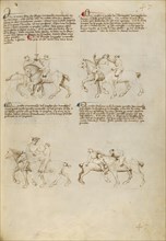 Equestrian Combat with Sword and Unarmed Equestrian Combat